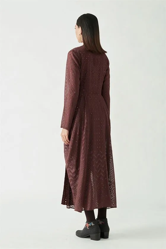 Payal Pratap   -   View with A Room  Lester Embroidered Dress with lycra tights (2pcs)