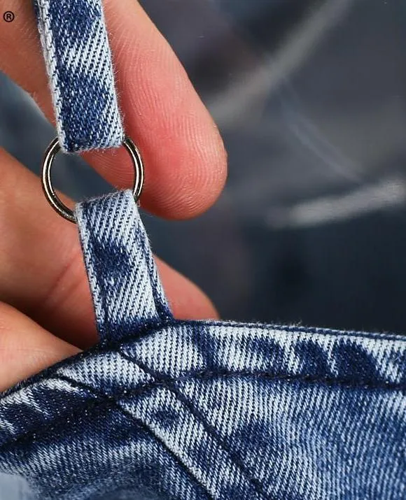 Peace Out Denim Mini Dress