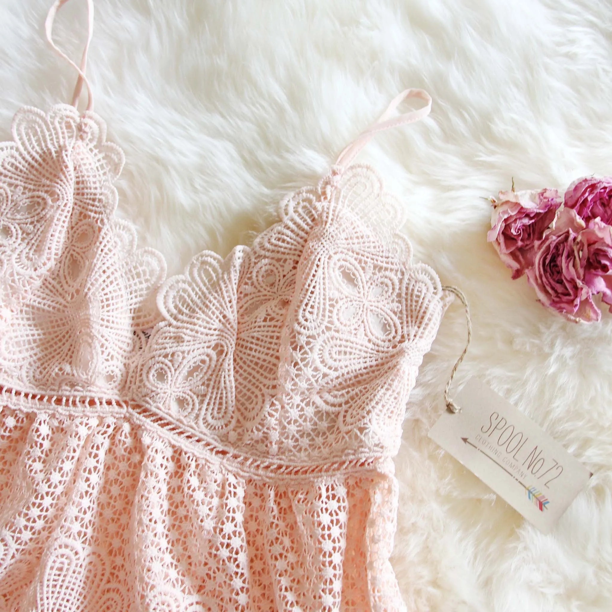 Peaches & Lace Top