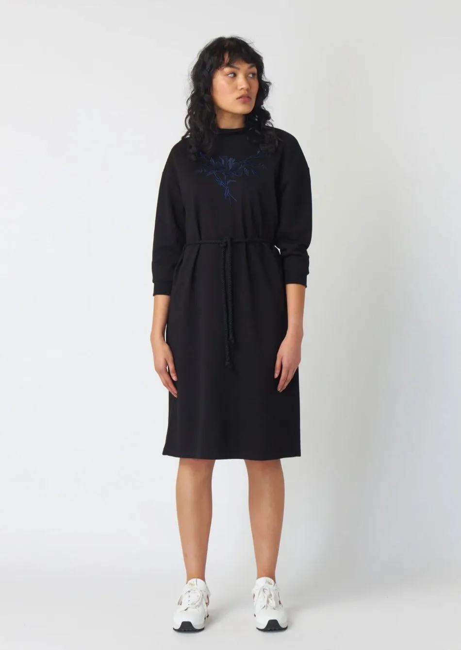 Peony Dress Black