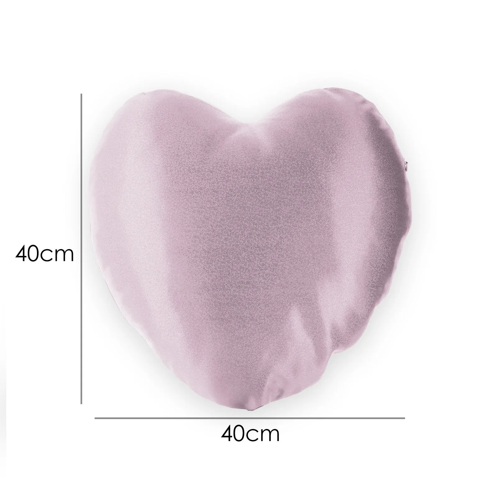 Personalised Glitter Heart Cushion with Cute Text and Black Hair White Dress Ballerina