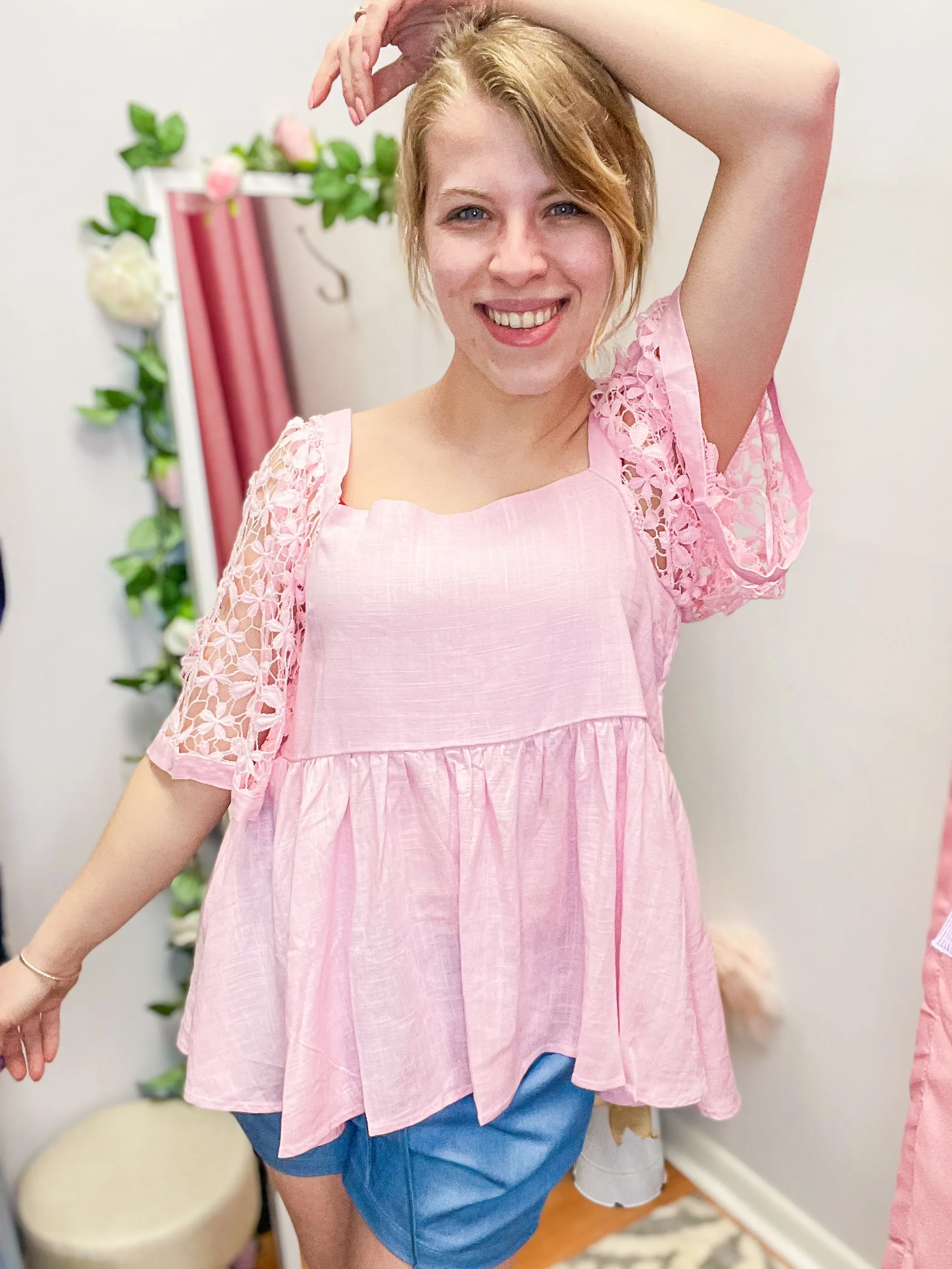 Petunia Lace Top