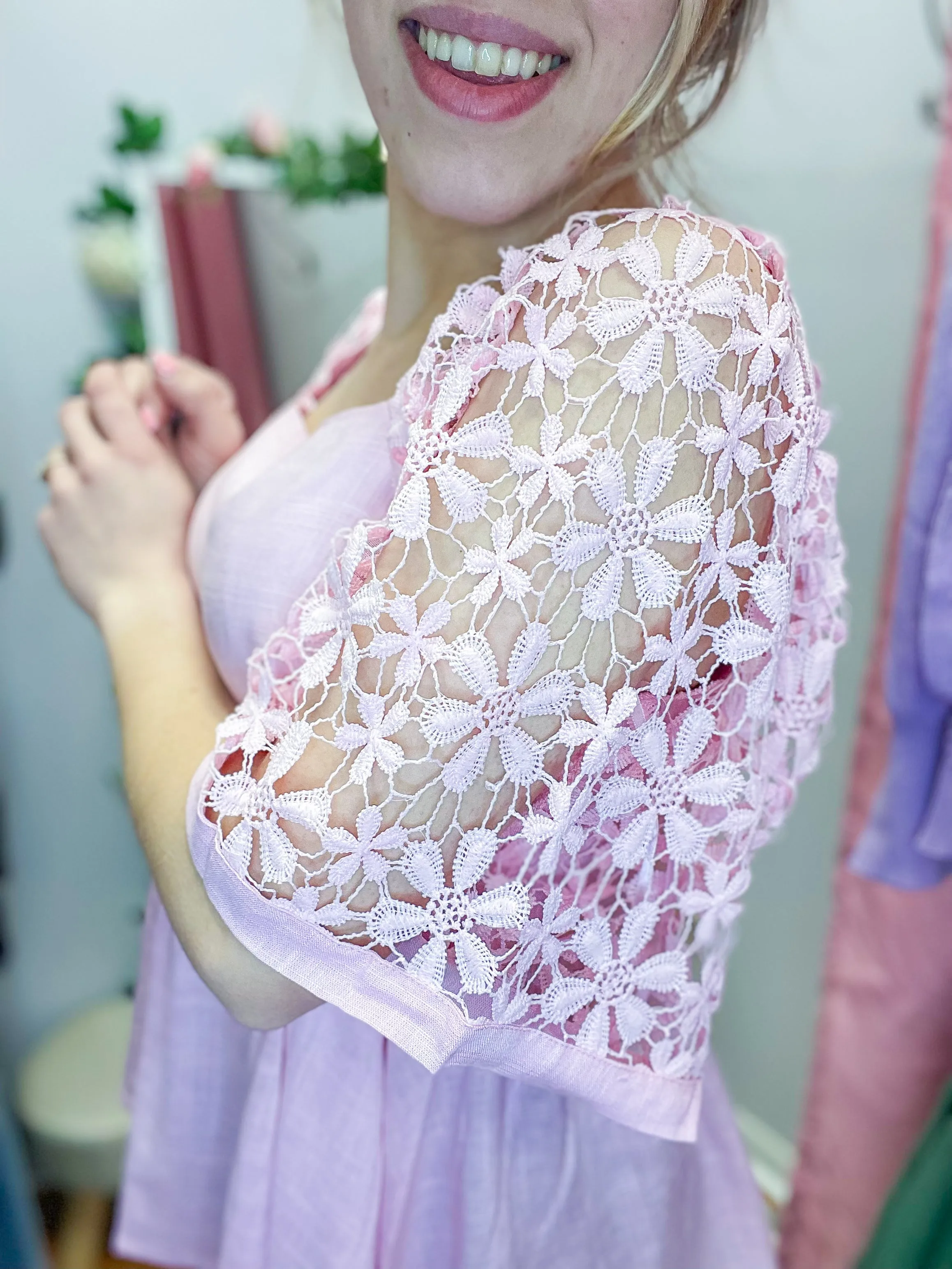 Petunia Lace Top