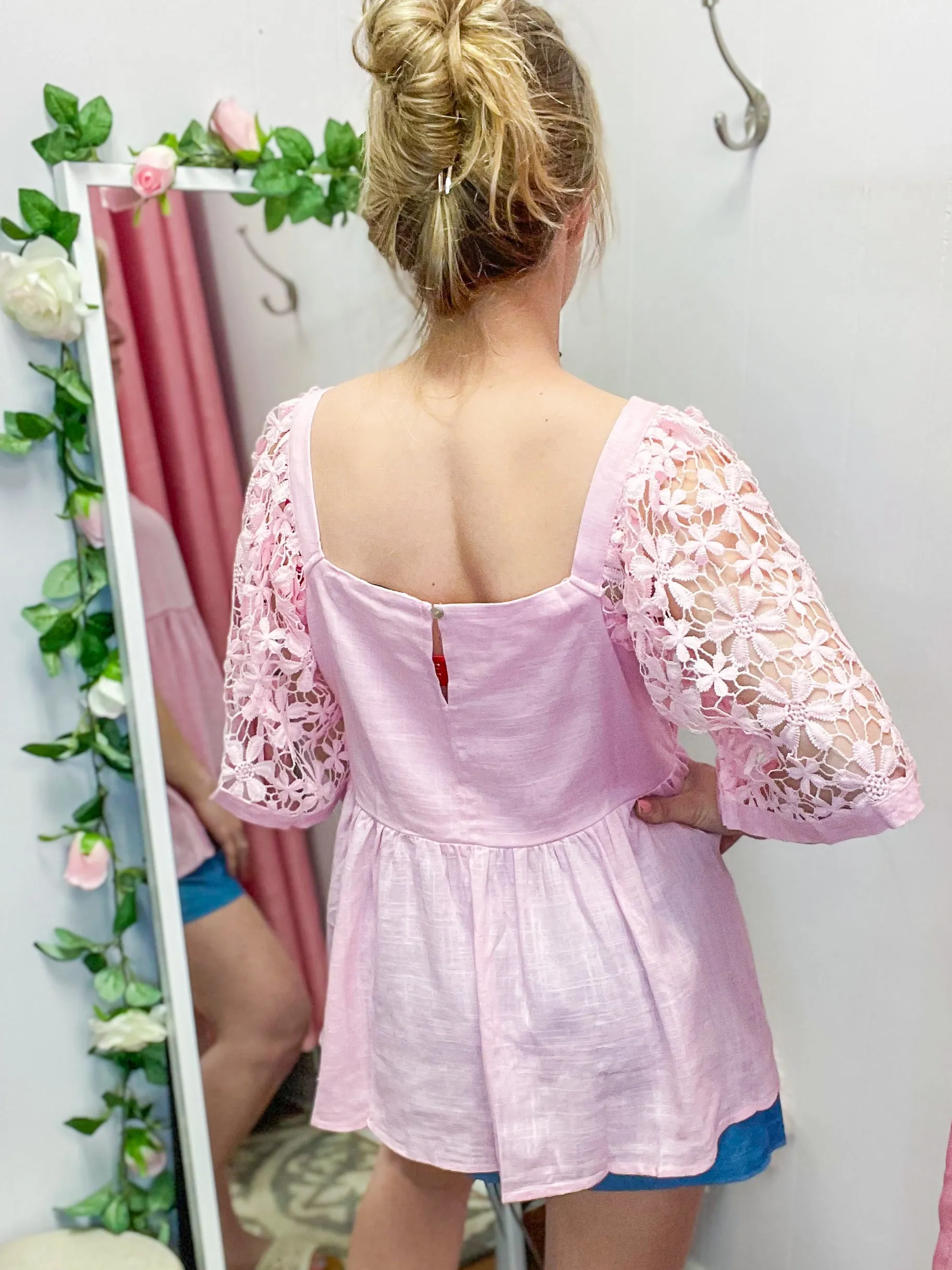 Petunia Lace Top