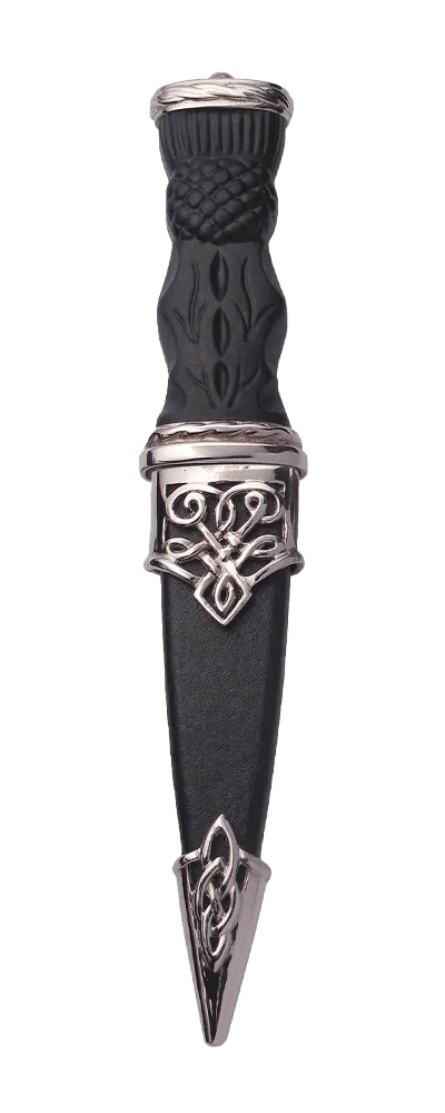 Pewter Dress Morar Sgian Dubh with Plain Top