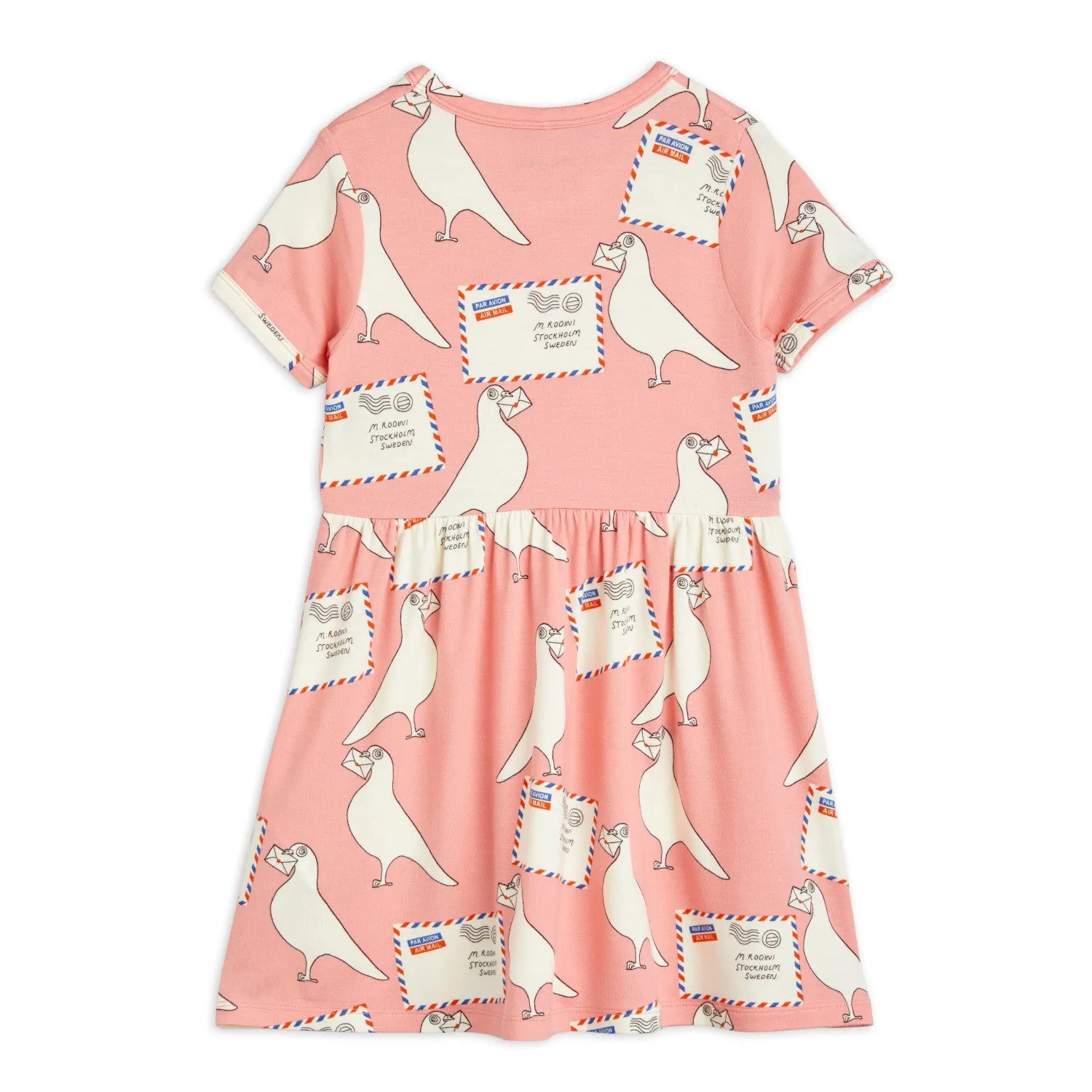 Pigeons Dress by Mini Rodini