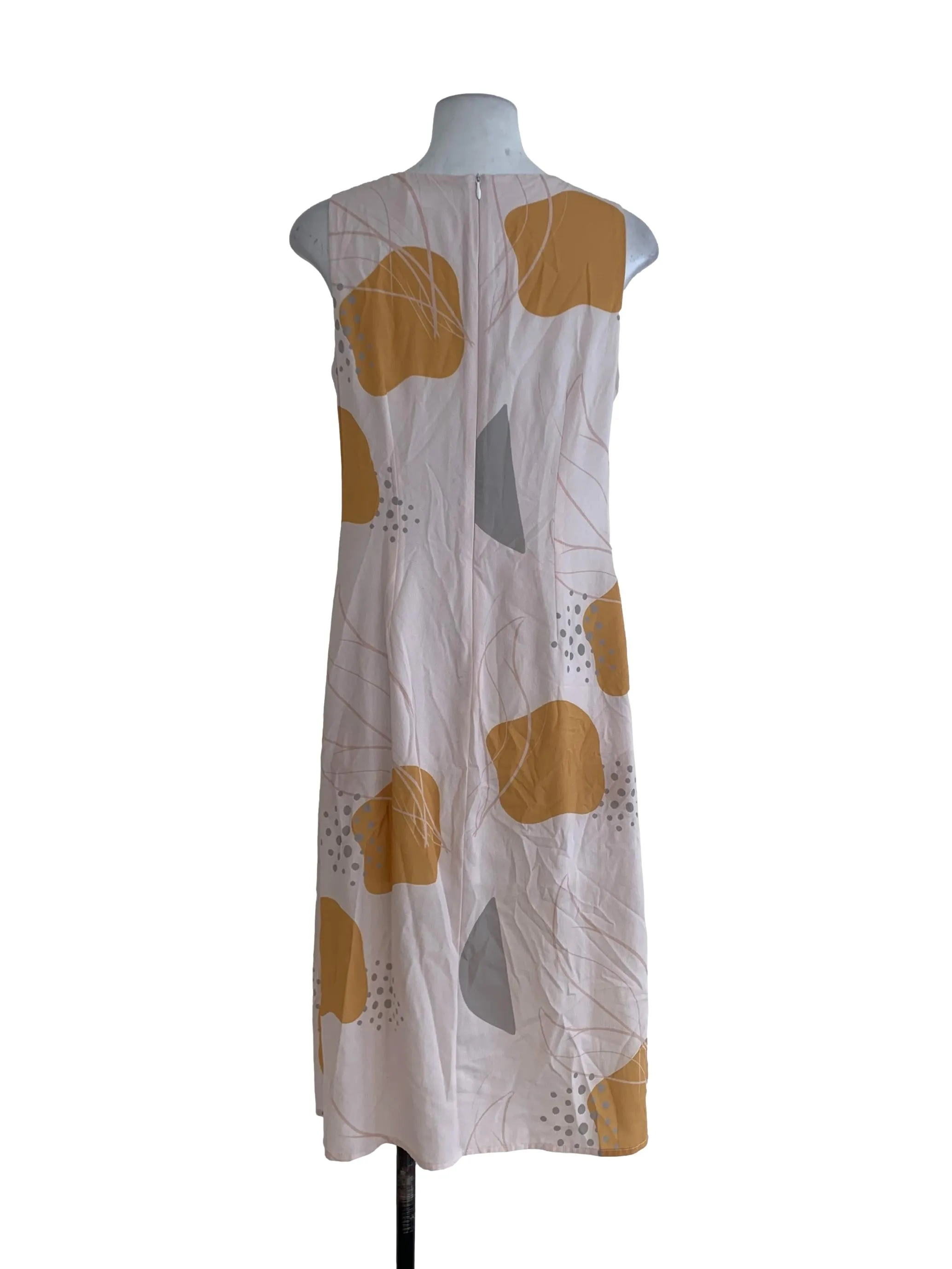Pink Abstract Sheath Dress
