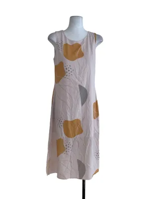 Pink Abstract Sheath Dress
