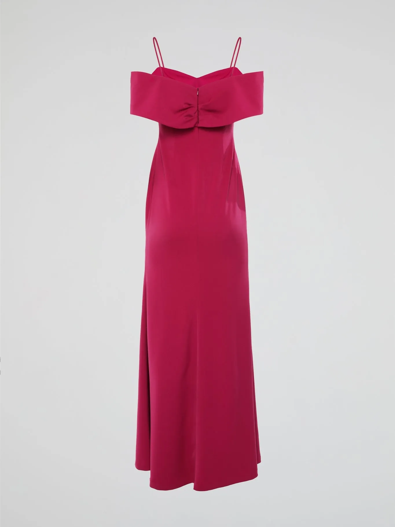 Pink Off Shoulder Evening Dress