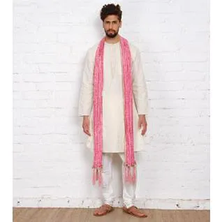 Pink Silk Blend Stole