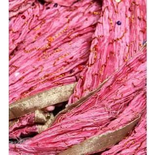 Pink Silk Blend Stole