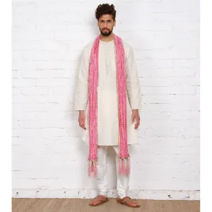 Pink Silk Blend Stole
