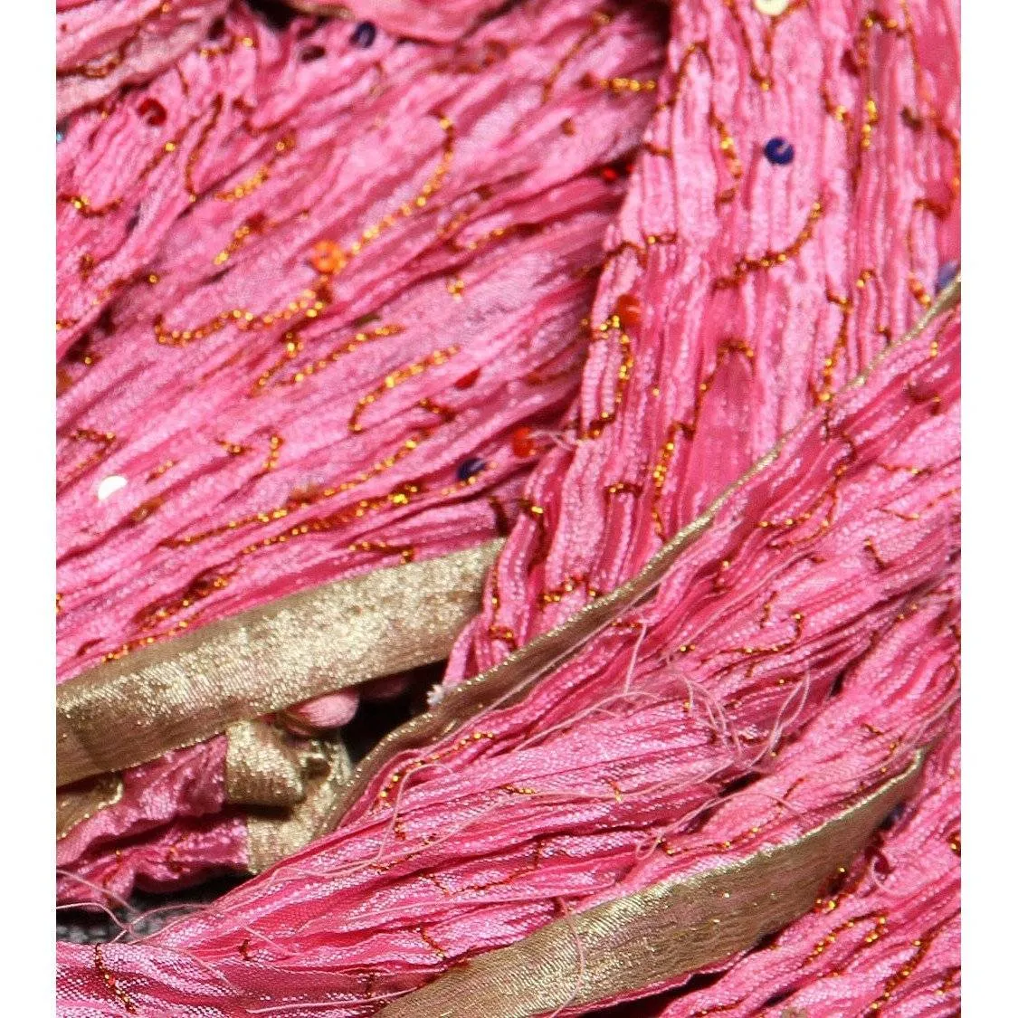 Pink Silk Blend Stole