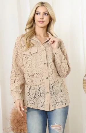 Plus Coco Lace Top
