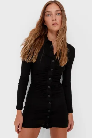 Polo Dress With Wrinkled Detail Dress