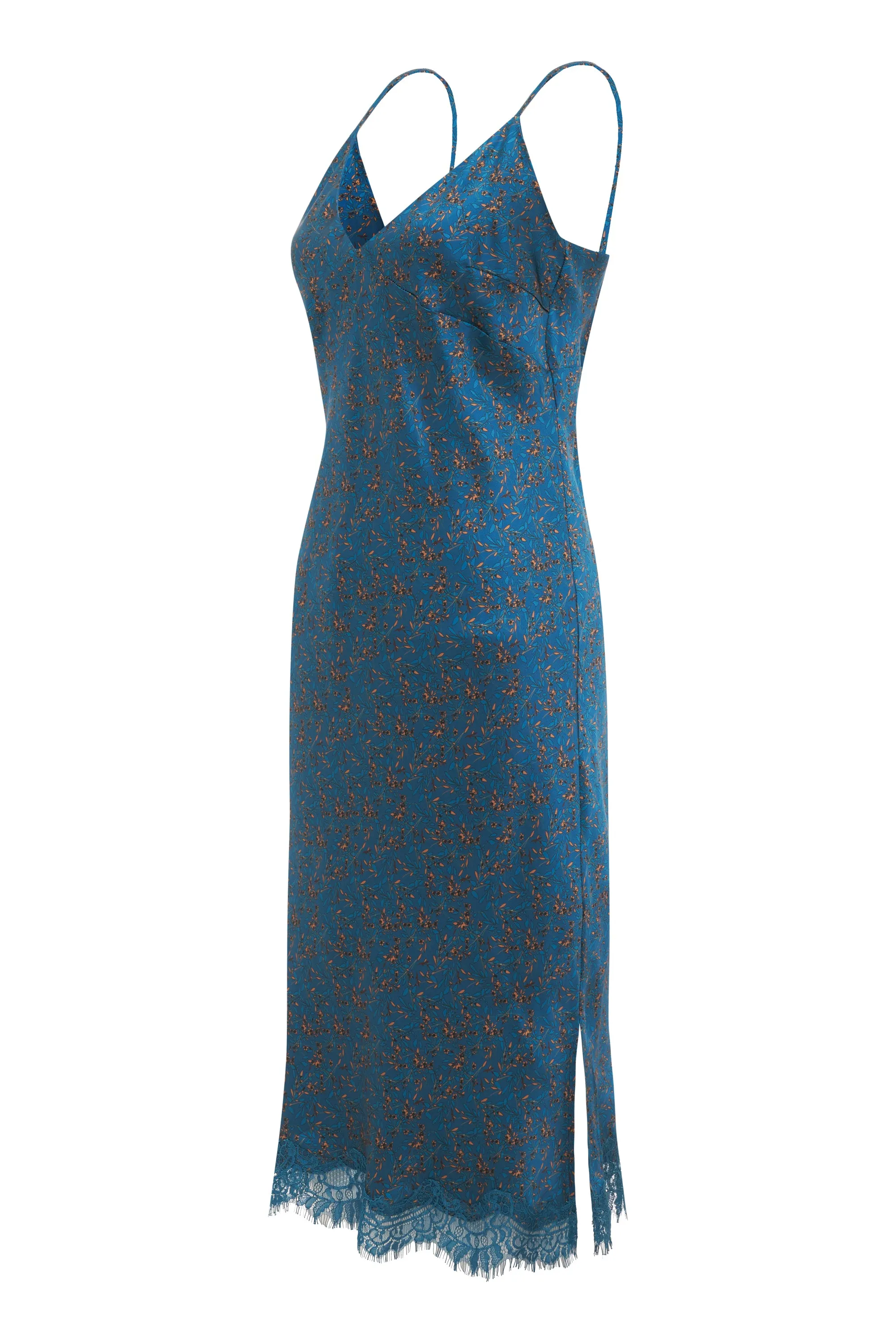 Porcelain Blue Chloe Printed Dress