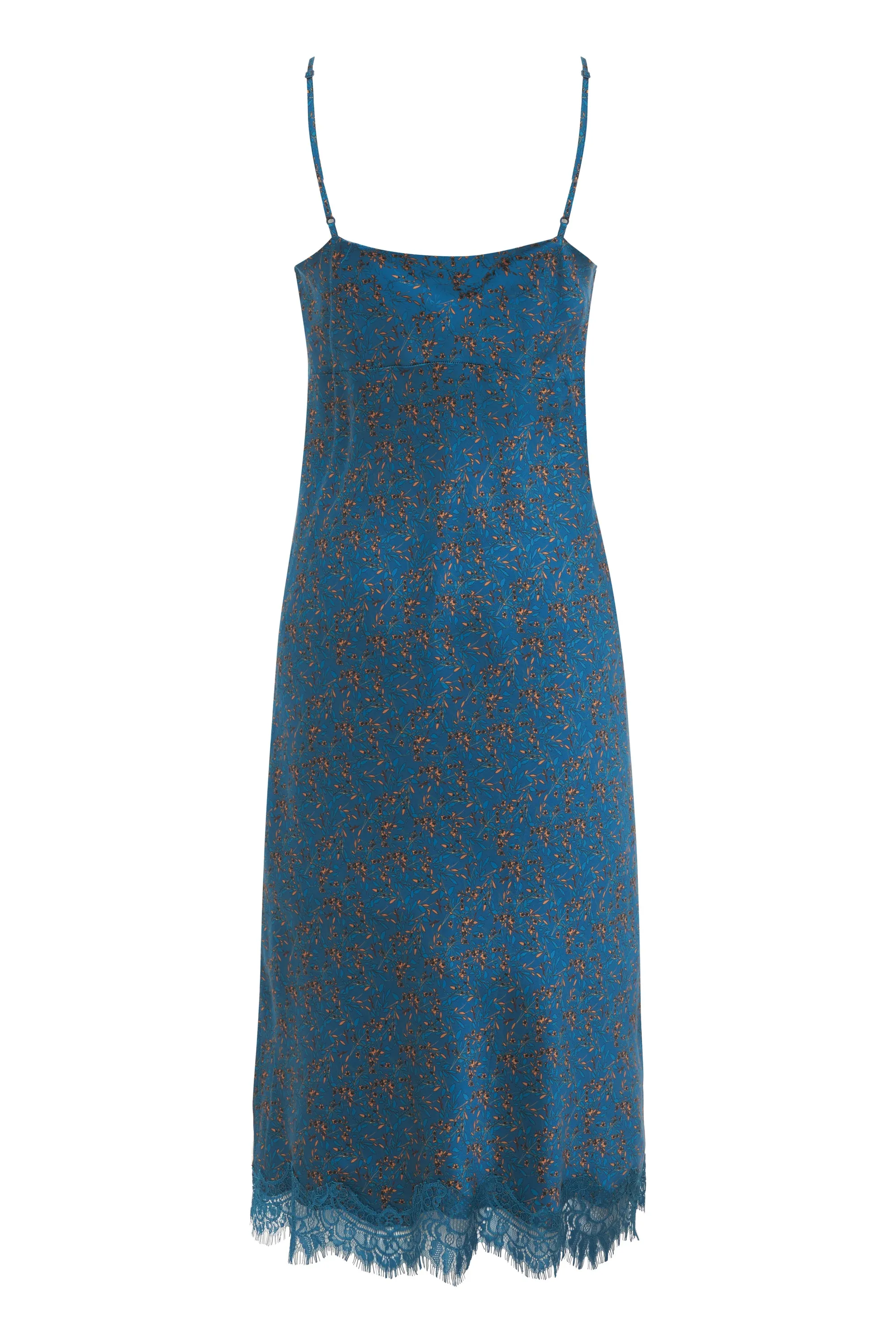 Porcelain Blue Chloe Printed Dress
