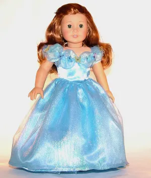 Princess Cinderella Movie dress for American Girl Doll