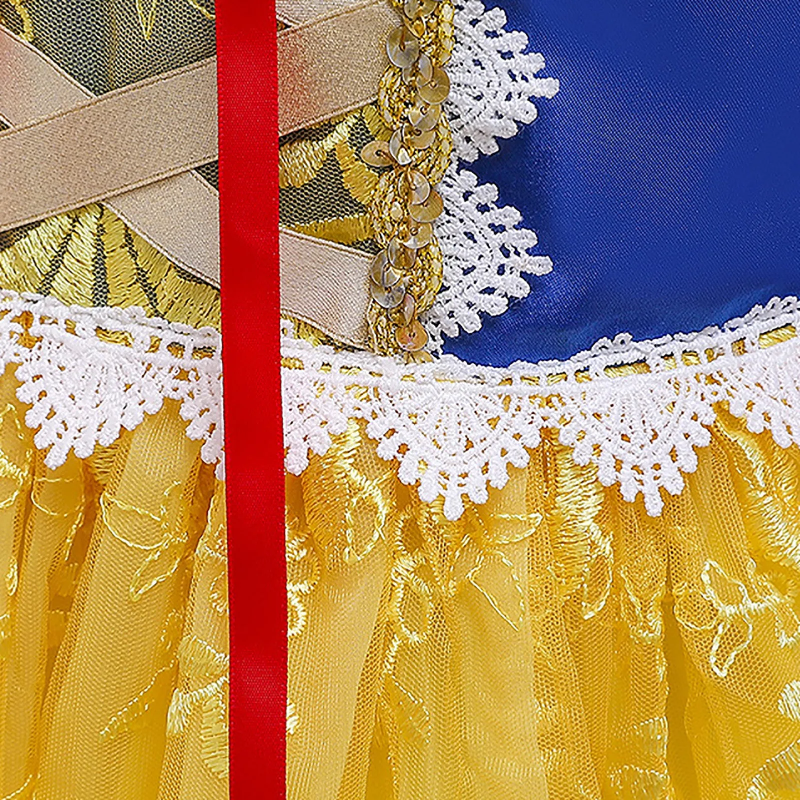 Princess Costume Dress Cape Birthday Party Cosplay Outfits for Little Girls