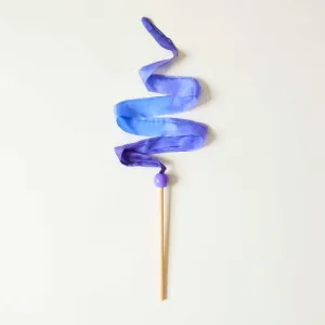 Purple Butterfly Silk Streamer