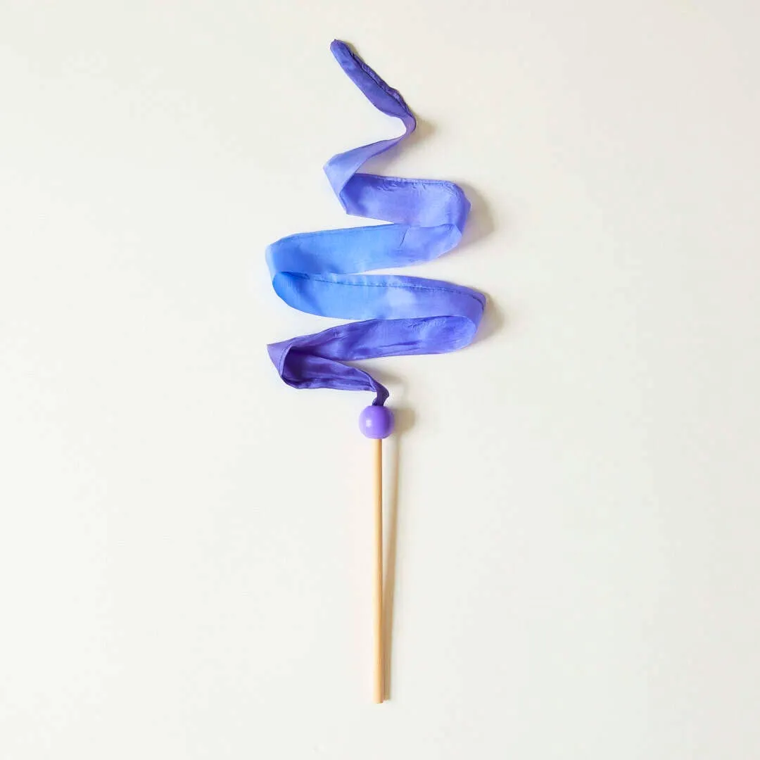 Purple Butterfly Silk Streamer