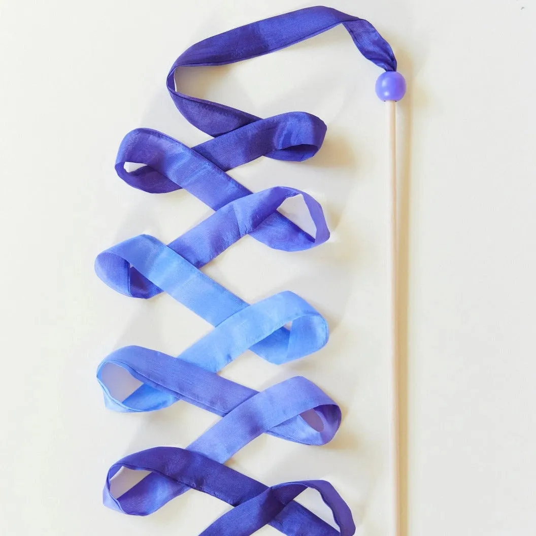 Purple Butterfly Silk Streamer