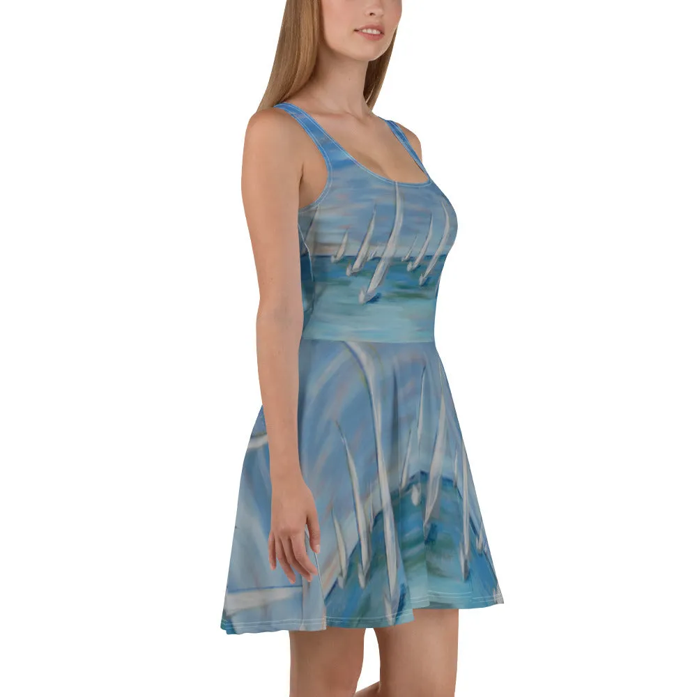 "Incoming - One Design" - Skater Dress