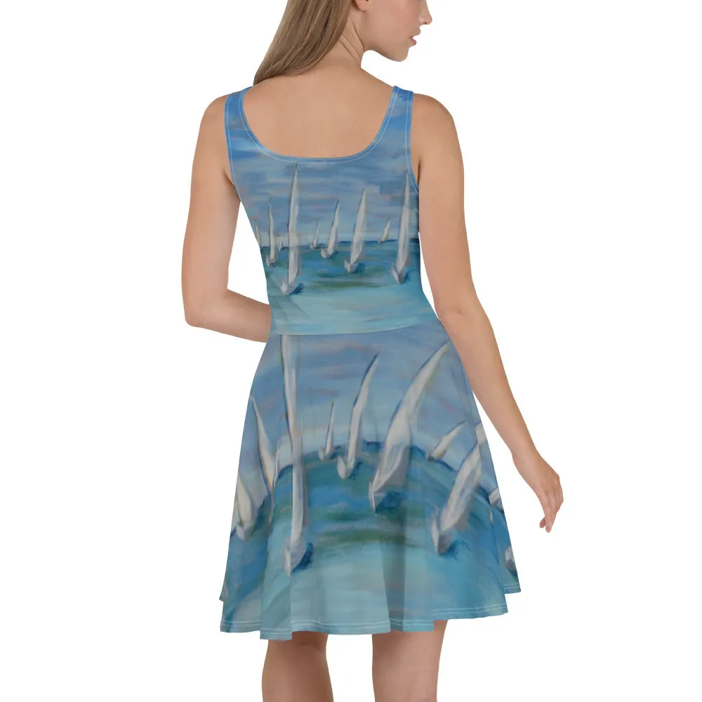 "Incoming - One Design" - Skater Dress