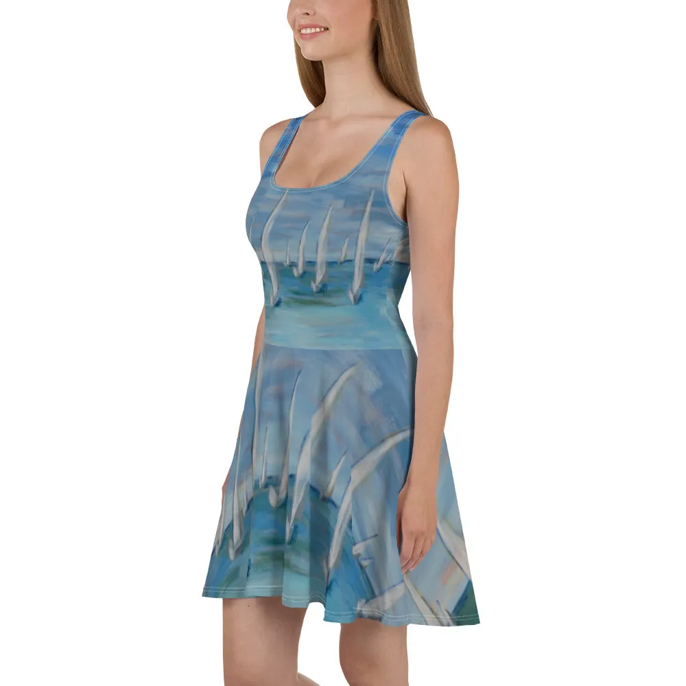 "Incoming - One Design" - Skater Dress