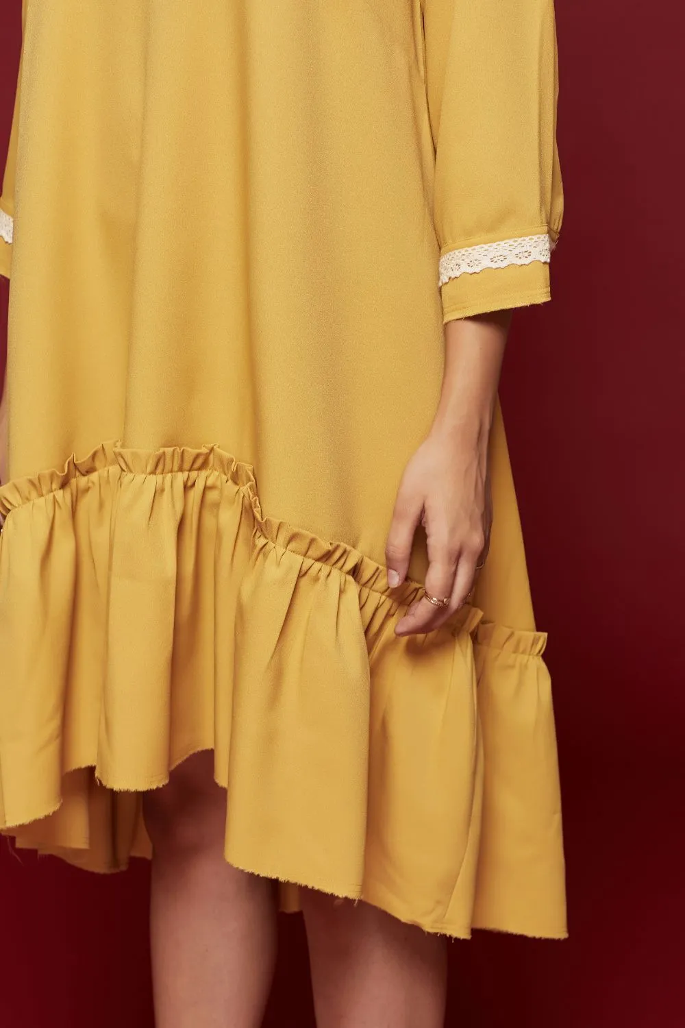 Raw Edge Dress