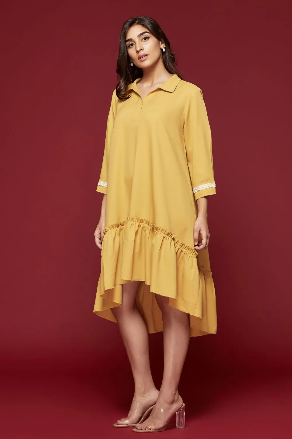 Raw Edge Dress