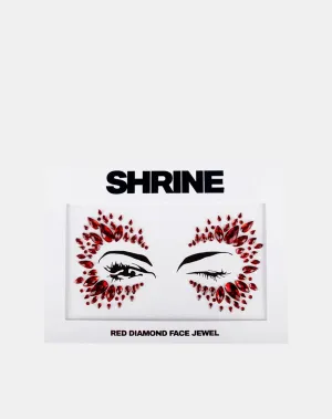 Red Diamond Face Jewel by Gypsy Shrine