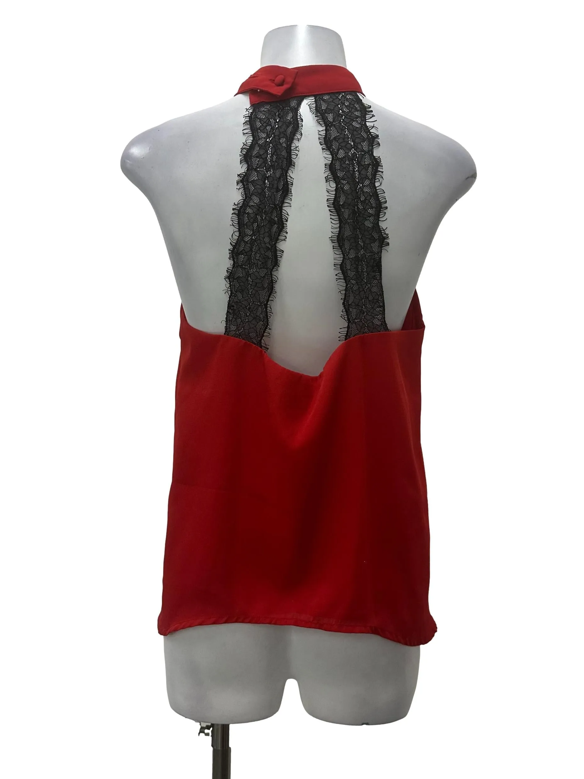 Red Lace Top