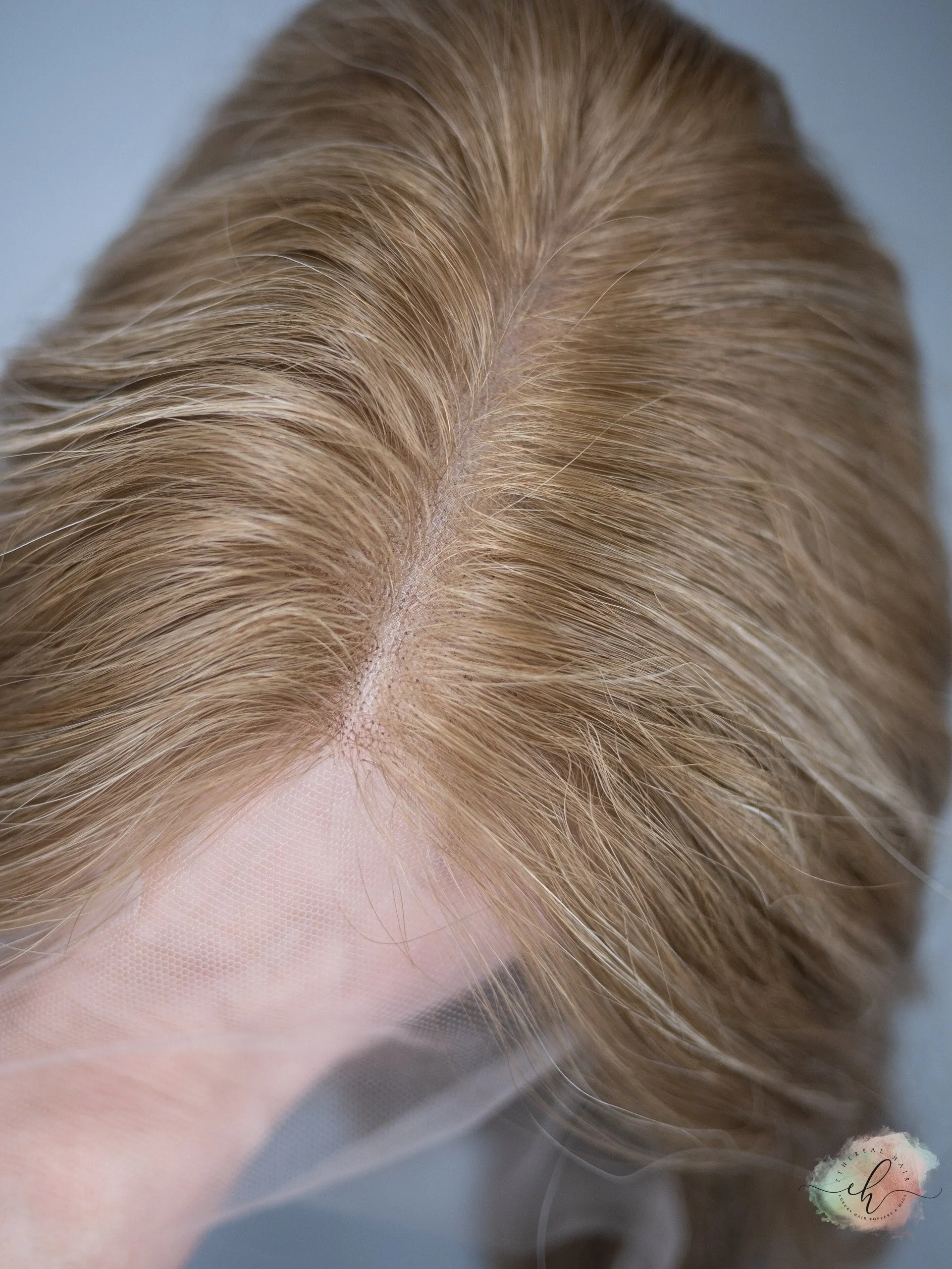 “RHEA" Premium Wig: Lace Top, Sz. M, 16" Inverted Lob