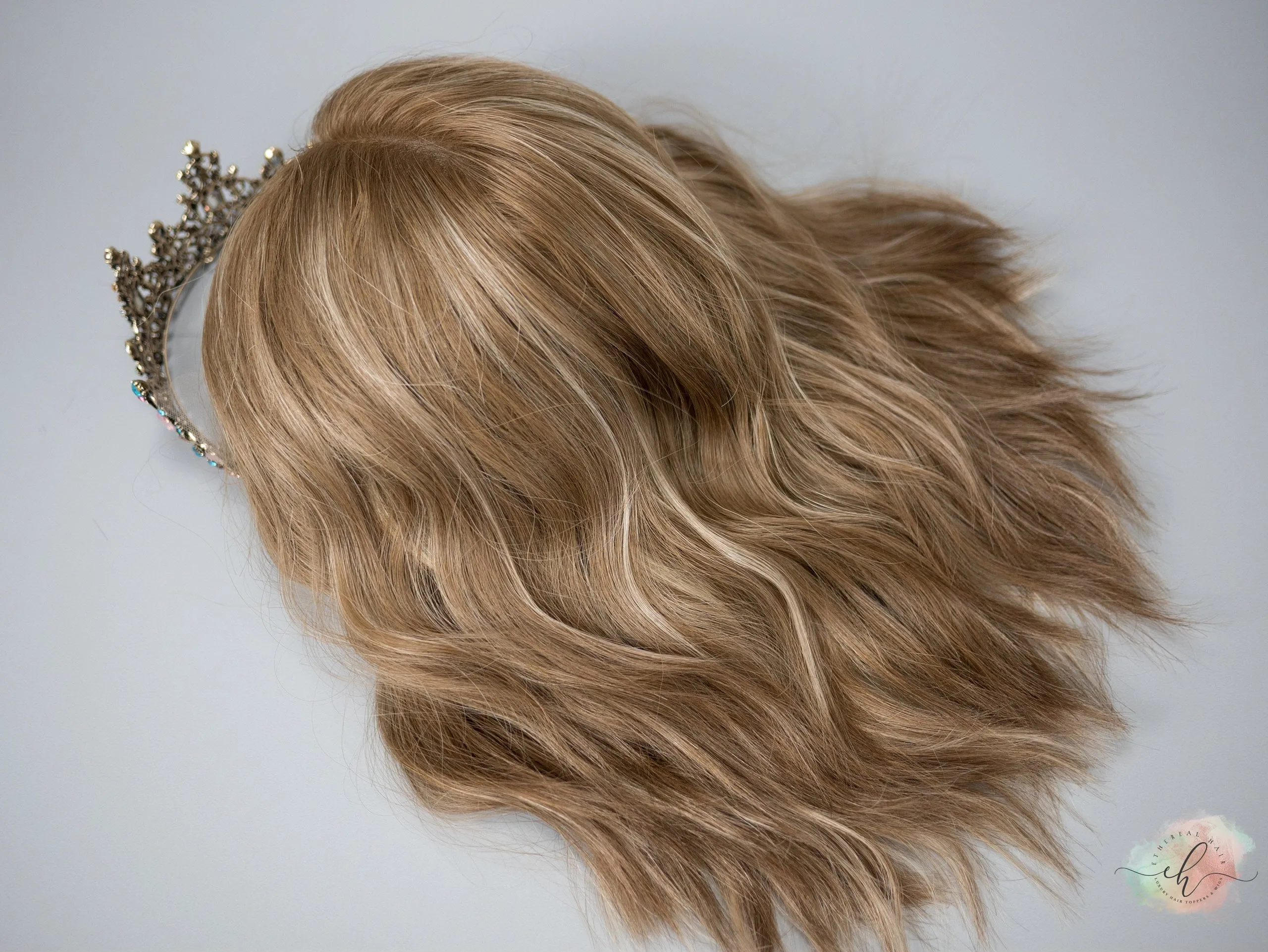 “RHEA" Premium Wig: Lace Top, Sz. M, 16" Inverted Lob