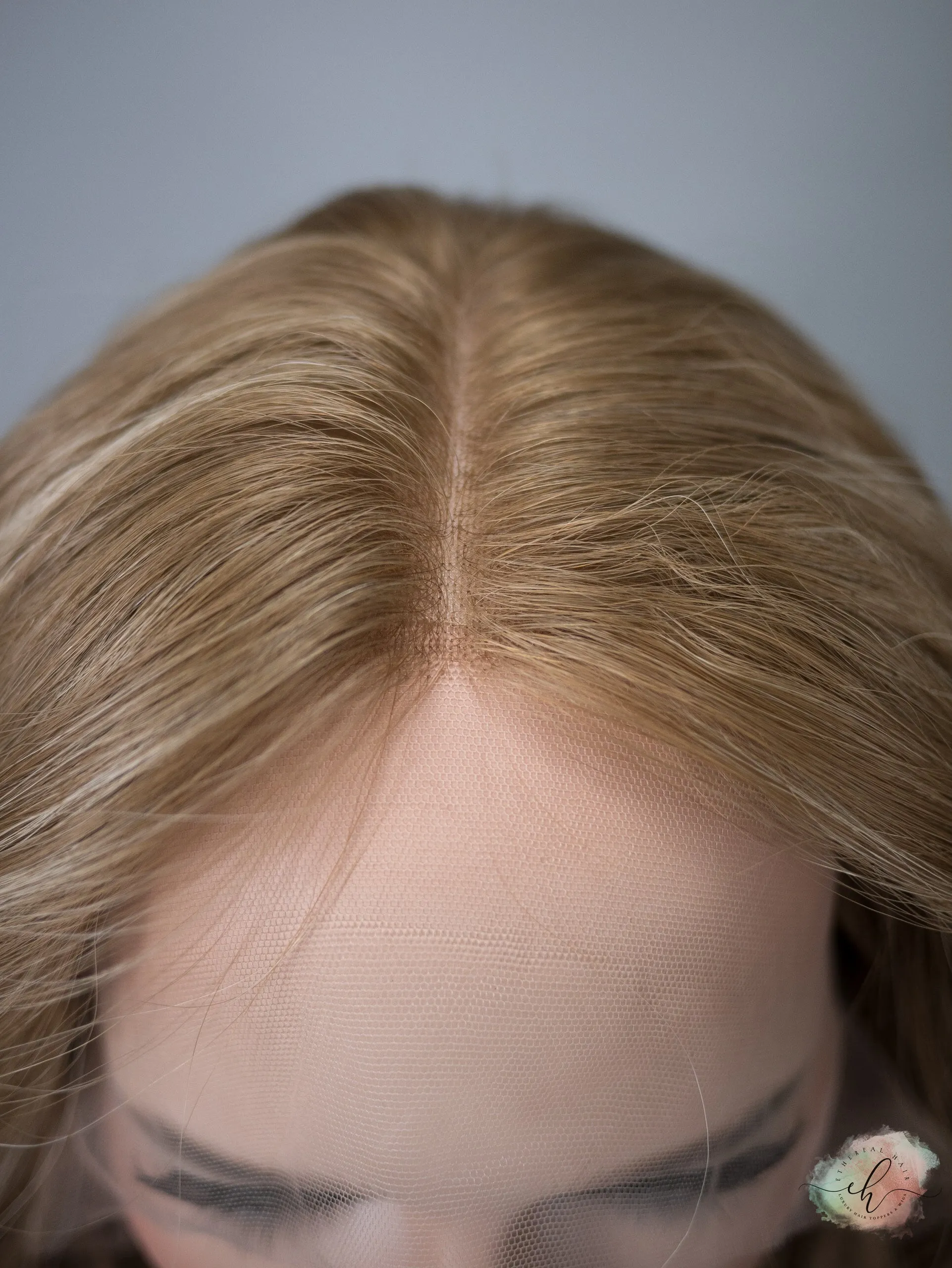 “RHEA" Premium Wig: Lace Top, Sz. M, 16" Inverted Lob