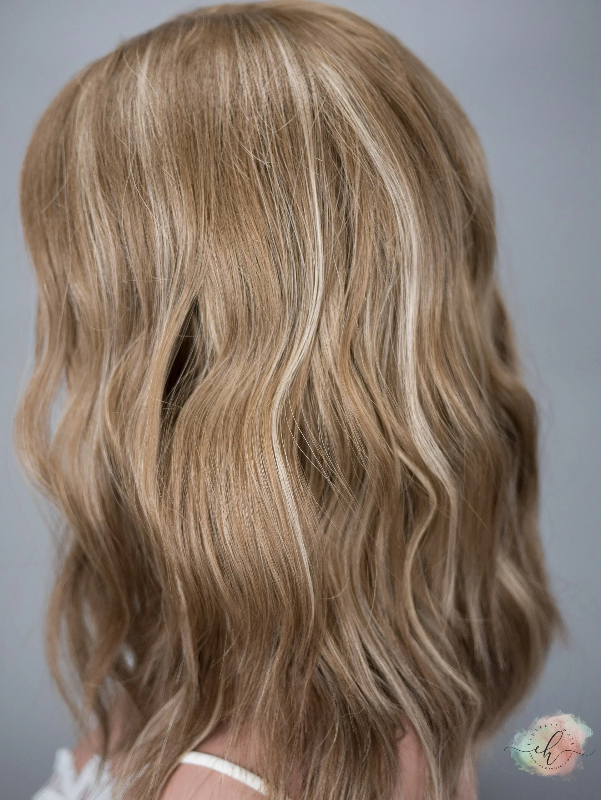 “RHEA" Premium Wig: Lace Top, Sz. M, 16" Inverted Lob