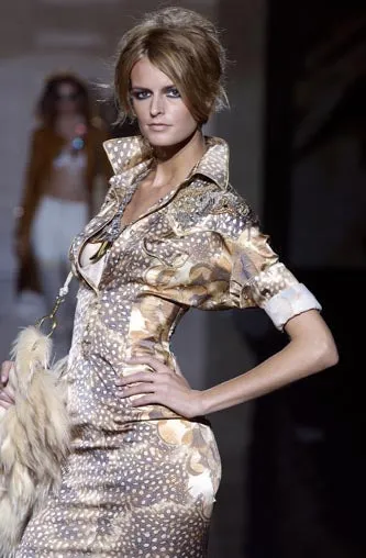 Roberto Cavalli SS 2004 Printed Dress