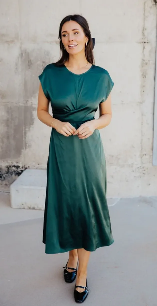 Royce Dress Emerald