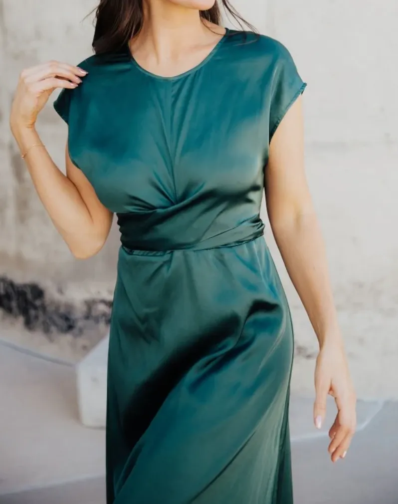 Royce Dress Emerald
