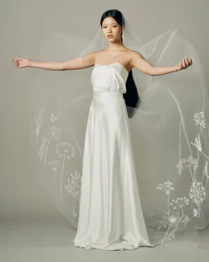 RTS SECRET GARDEN EMBROIDERED VEIL