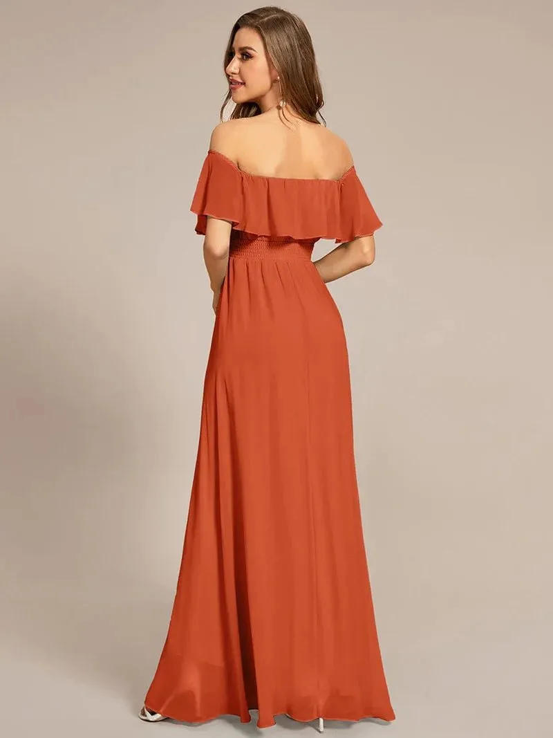 Ryley versatile off shoulder bridesmaid dress