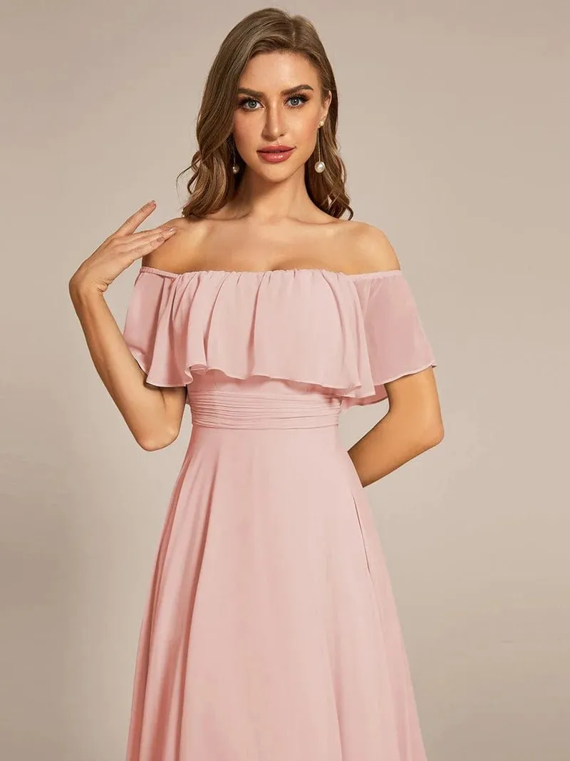 Ryley versatile off shoulder bridesmaid dress