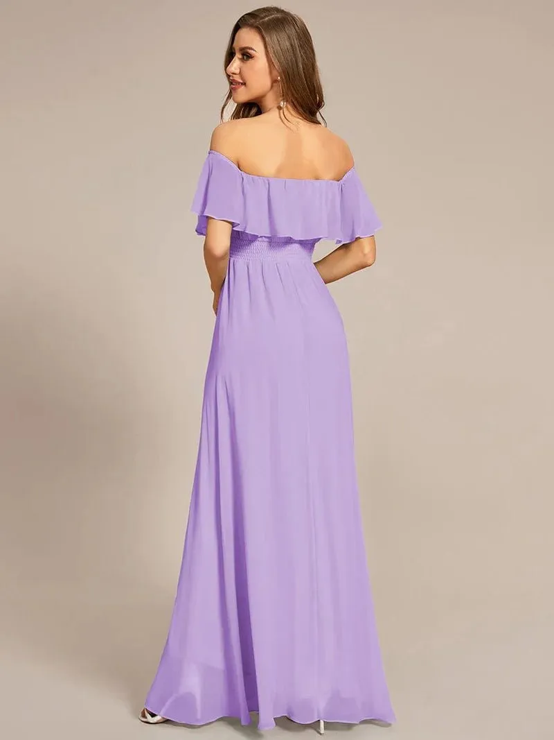 Ryley versatile off shoulder bridesmaid dress
