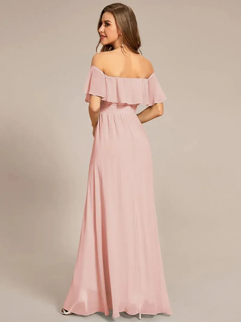 Ryley versatile off shoulder bridesmaid dress