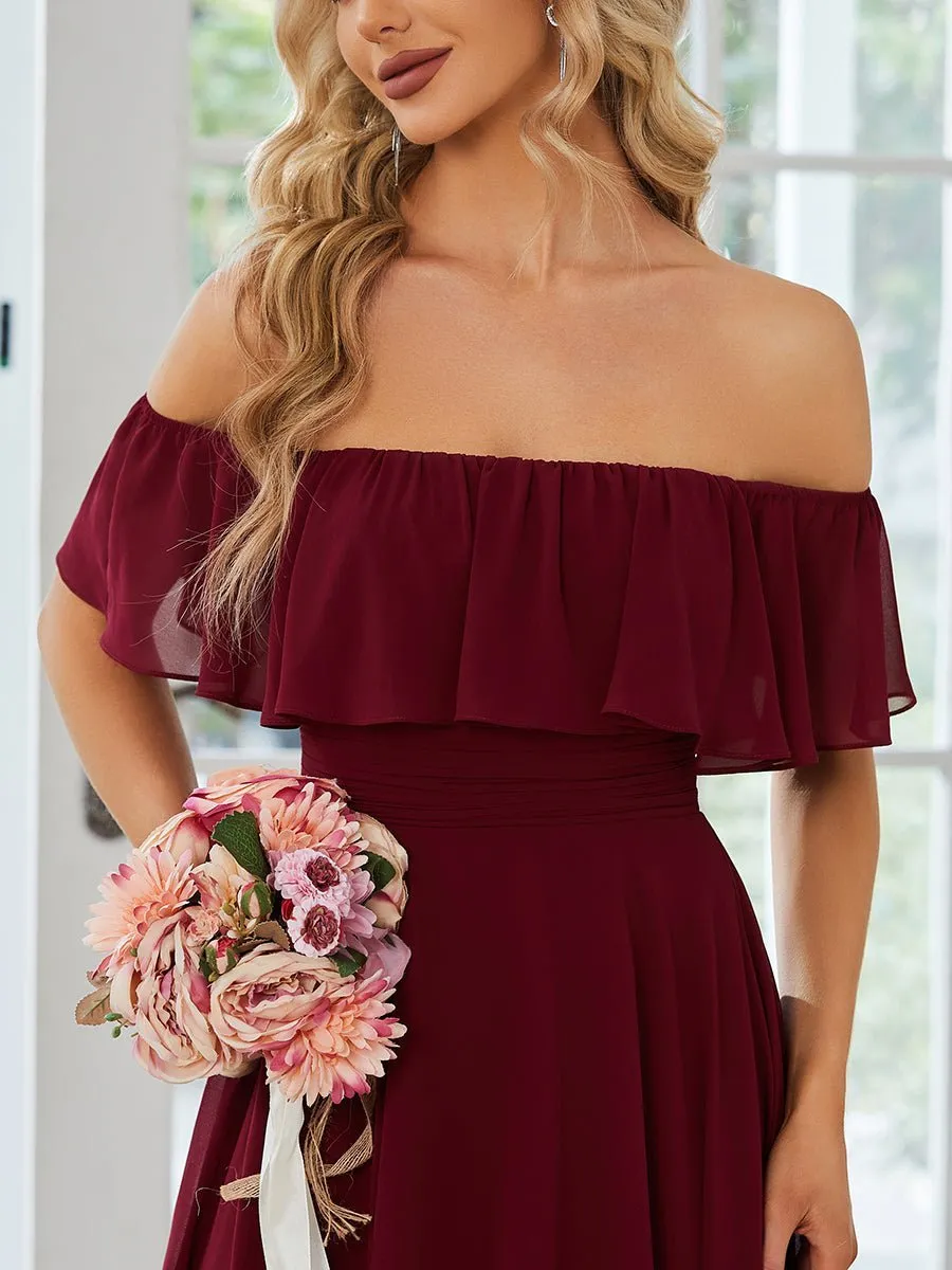 Ryley versatile off shoulder bridesmaid dress