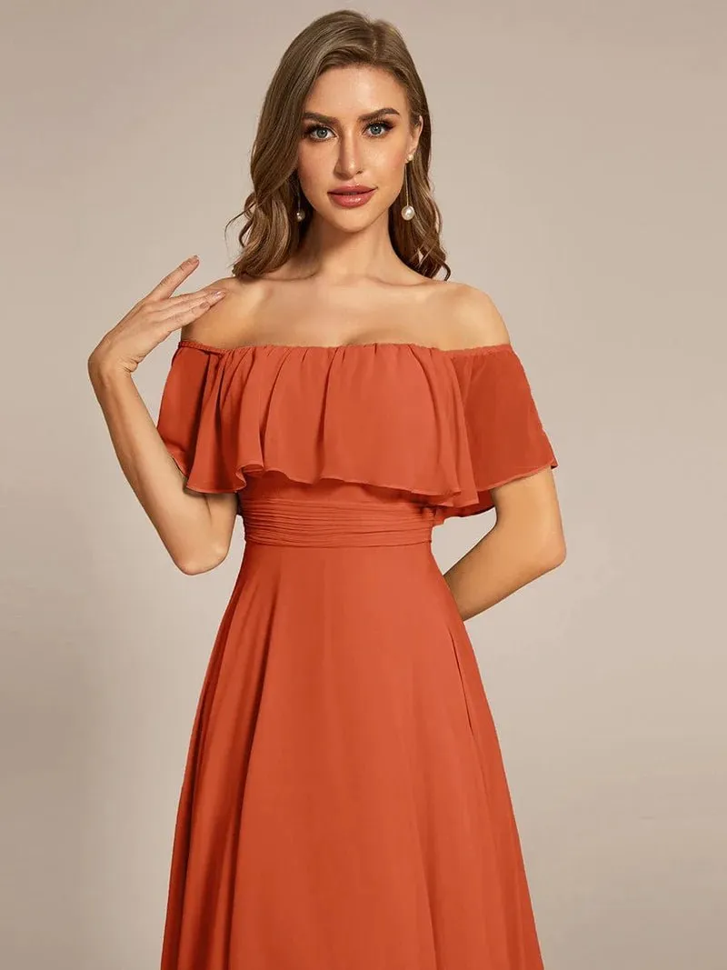 Ryley versatile off shoulder bridesmaid dress