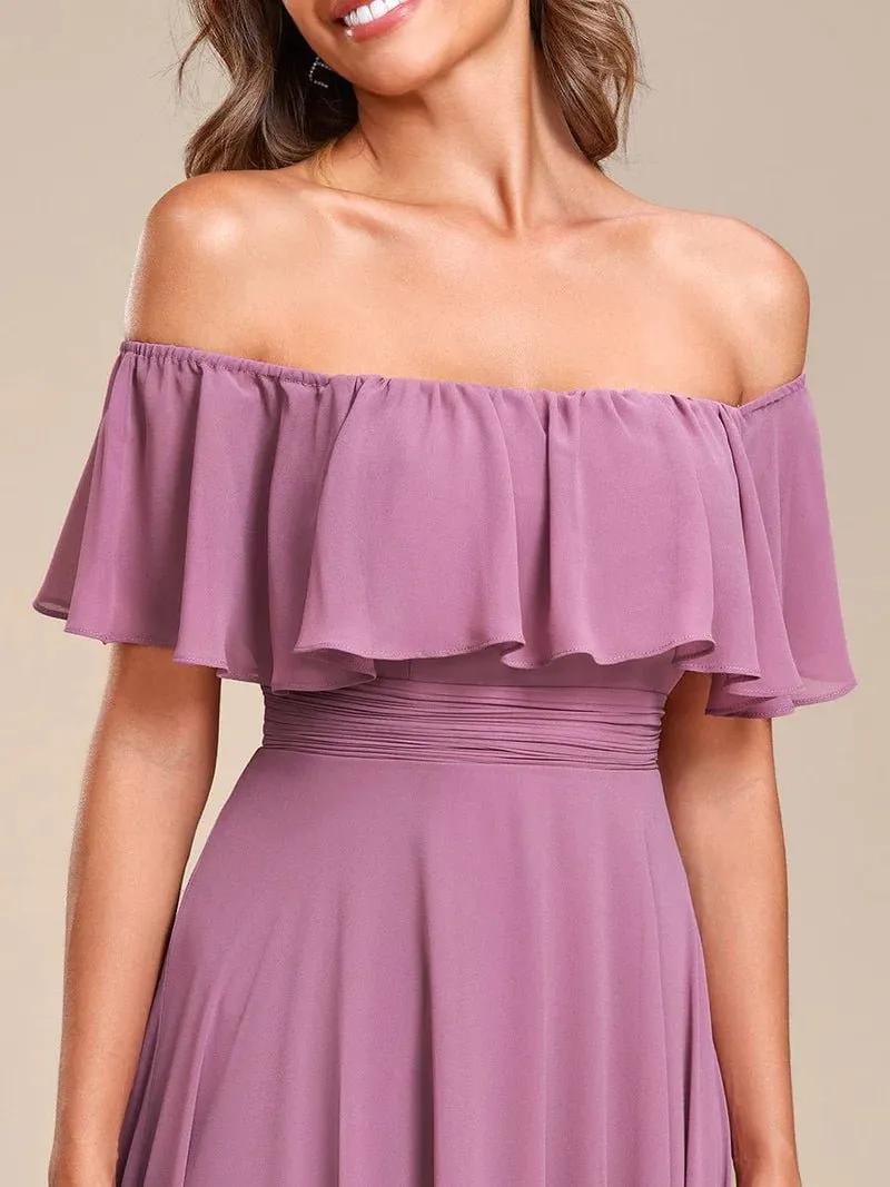 Ryley versatile off shoulder bridesmaid dress