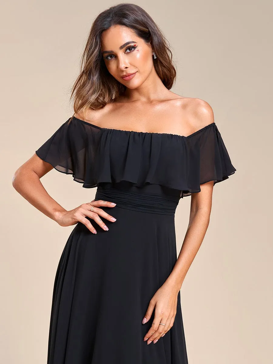 Ryley versatile off shoulder bridesmaid dress