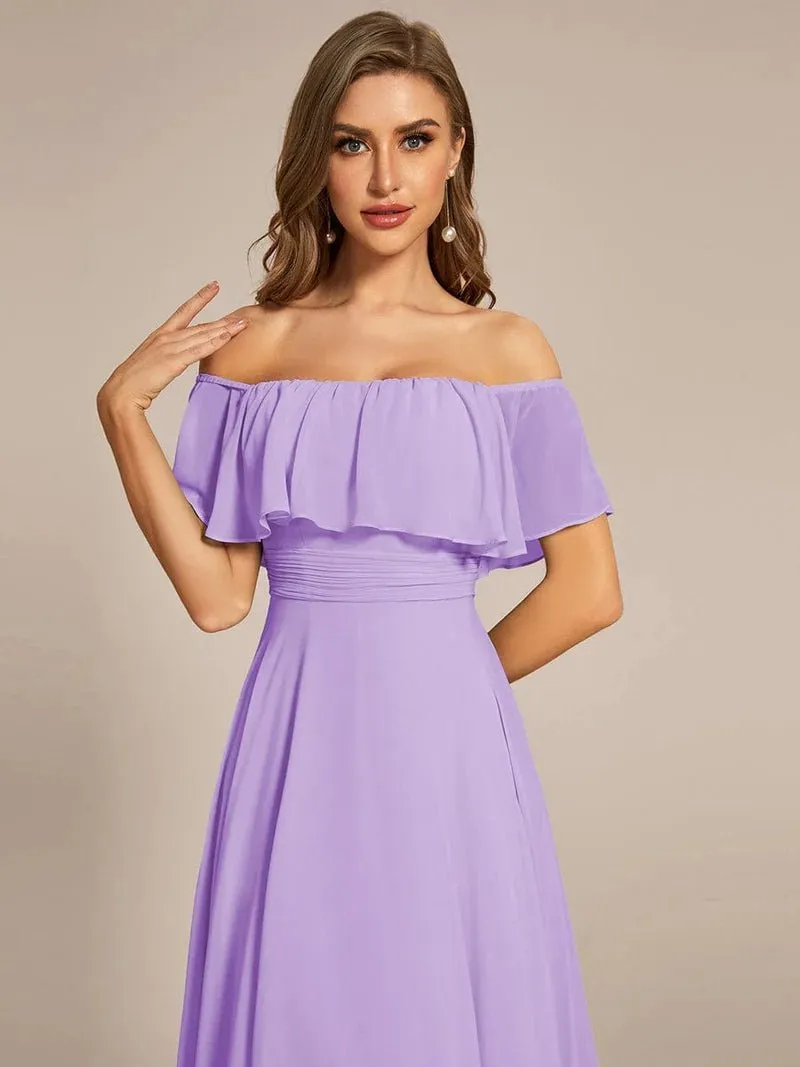 Ryley versatile off shoulder bridesmaid dress
